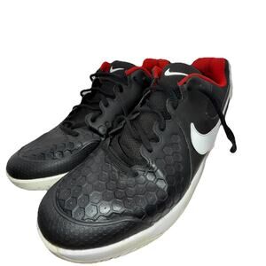 Size 15 Men’s Nike Air Zoom Resistance Black Red White Shoes (918194-001)